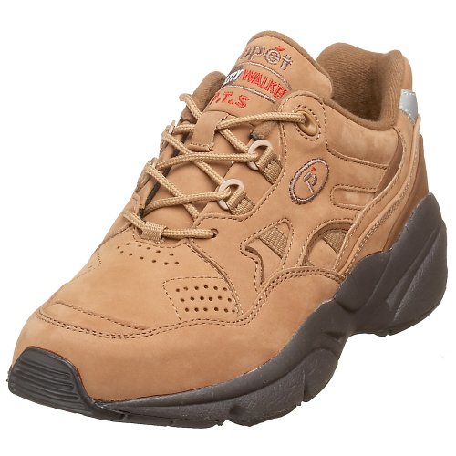 Propet Womens W2034 Stability Walker Sneaker,Mushroom/Choc (Brown),6 N (US Womens 6 AA)
