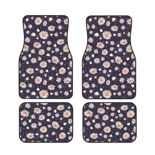 Alfombrillas de coche de neopreno juego de 4 accesorios antideslizantes