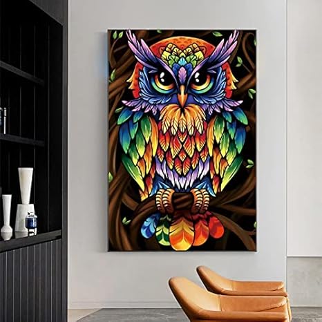 フクロウのパネル