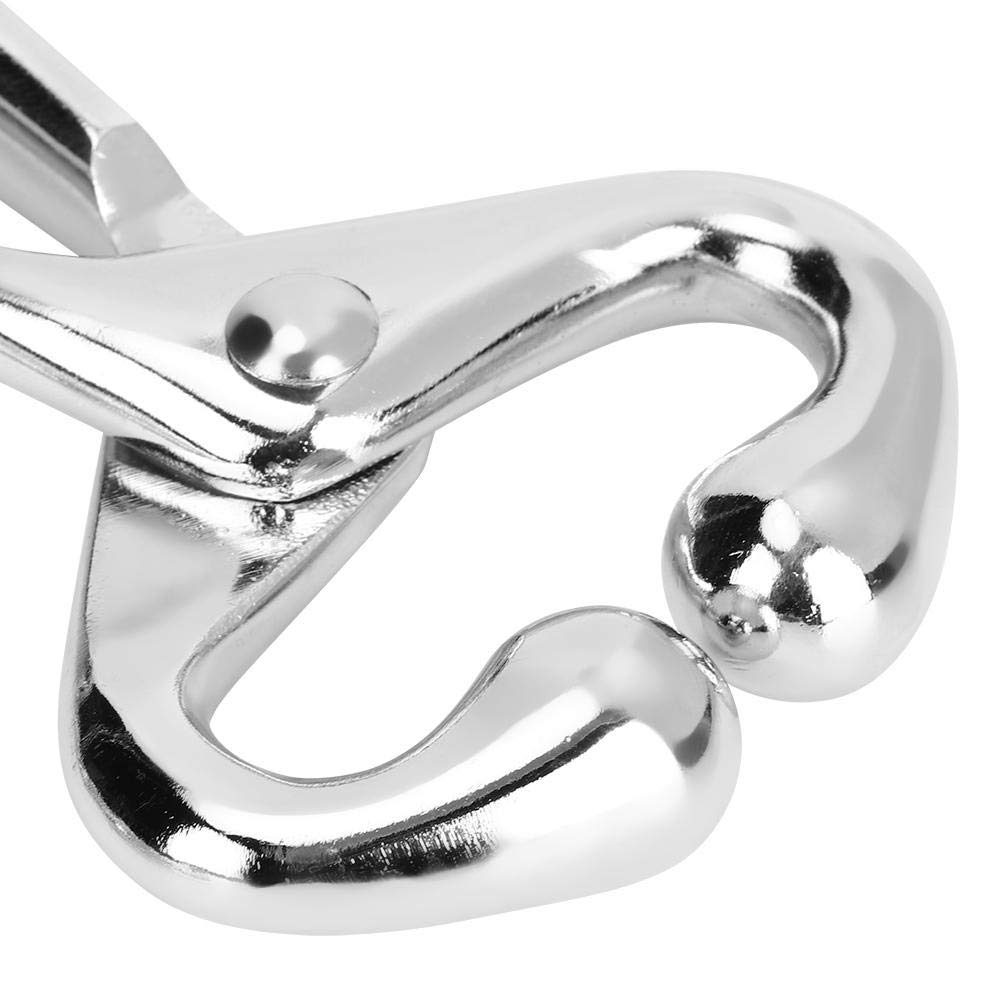 Pince à nez de vache en acier forgé galvanisé pour bétail, outil de traction de chaîne, pince à nez bovin, verrouillage automatique pour fermes, ranchs, vétérinaires