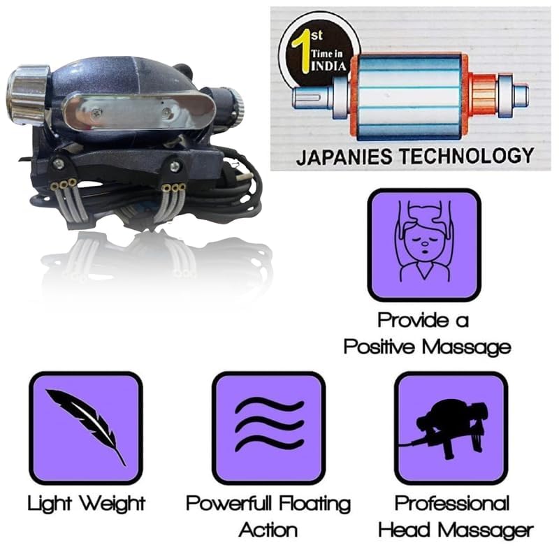 Image of Drumstone 𝟭𝟓-𝐘𝐞𝐚𝐫 𝐖𝐚𝐫𝐫𝐚𝐧𝐭𝐲 - Handheld Dual-Speed Full-Body Massager | Floating Action Design for Scalp, Face, and Muscle Pain Relief | AC /DC Powered Vibration Massager