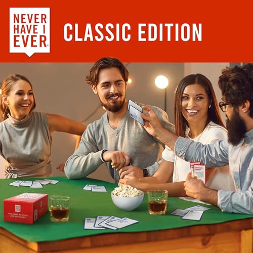 Image of Never Have I Ever Party for Adults & Teens | Fun Family Board Game for 2-8 Players | Card for Game Night, Parties & Gatherings | Interactive Ice Breaker for Friends & Couples (17+ Age).