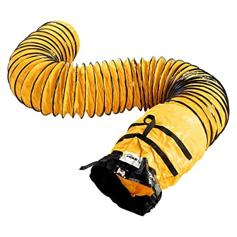 MOUNTO 25FT PVC Flexible Duct Hosing for Exhaust Fan (12inch) Cover