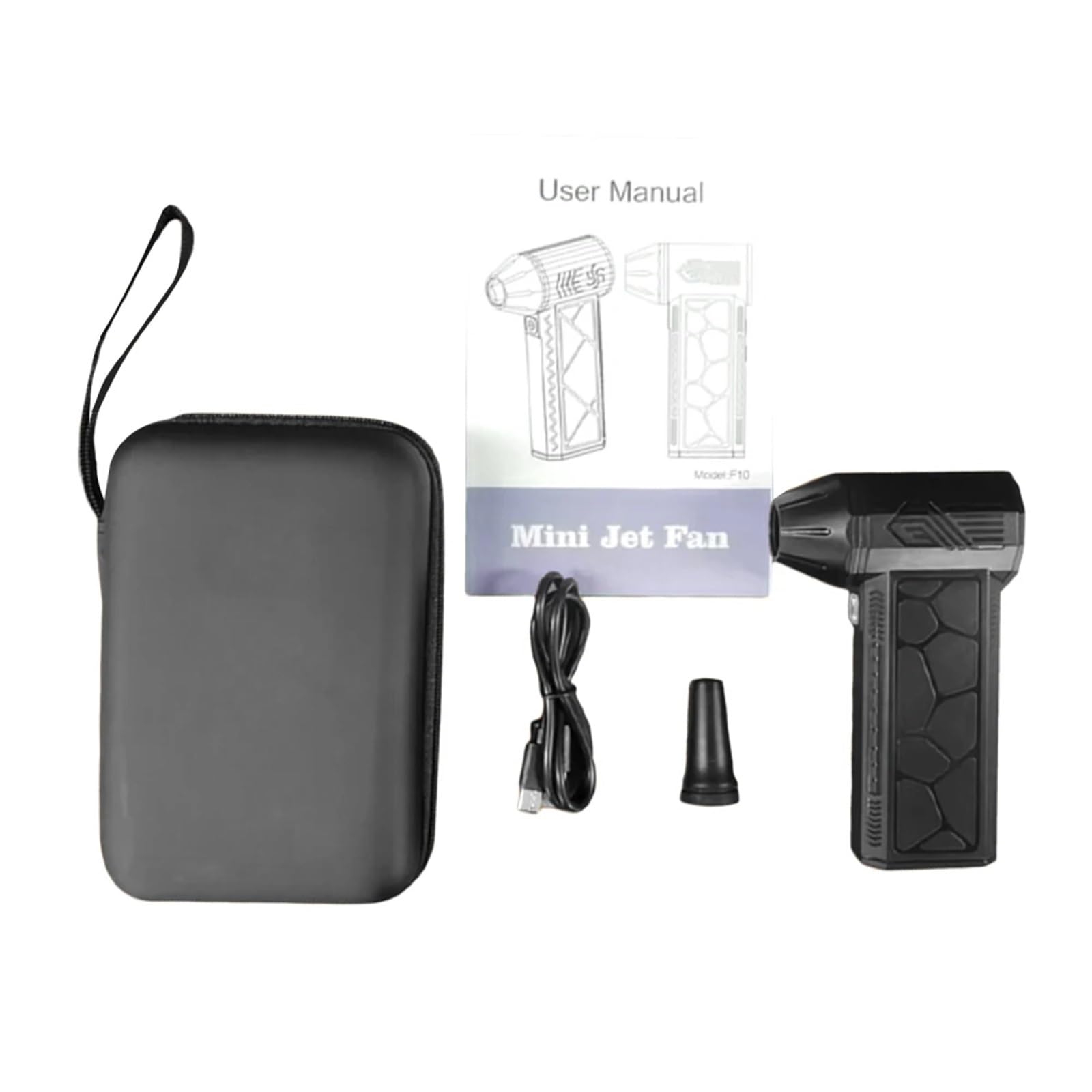 Handheld Mini Turbo Jet Fan 130000 RPM Violent Blower Strong Winds 50m/s Powerful Dust Clean Tool