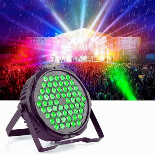Image of LED PAR DJ Lights 7-Channel Jump Change Mode | Ideal for Wedding Parties | Events | DJ Stage | DJ Light | Home DJ Lights | Stage DJ Lighting | (60LED-DJ-Light)