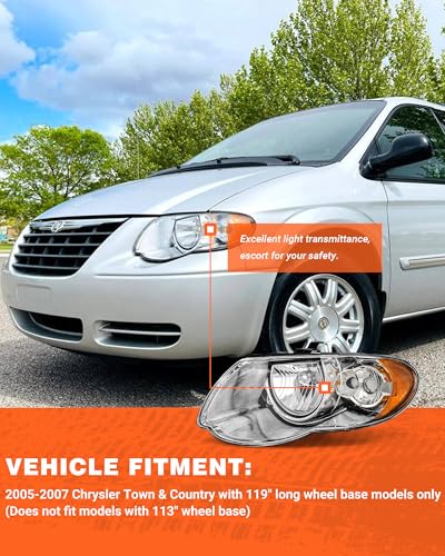 Image of for 2004-2008 Ford F150 Headlights Chrome Housing
