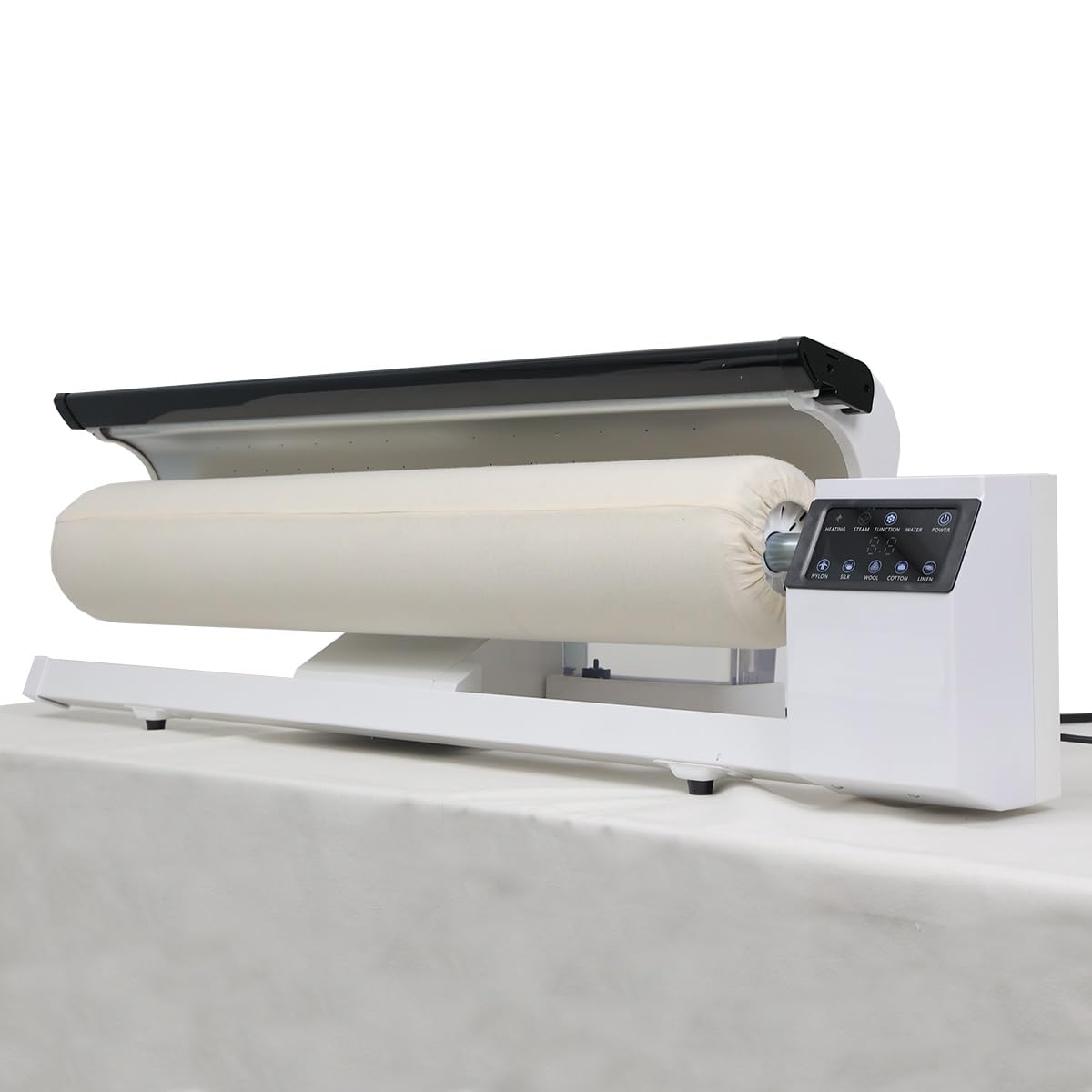Rotary Ironing Machine 36 inch - Commercial Steam Press for Home Use, Digital Fabric Rotary Iron, Industrial Garment Steamer, Efficient Steam Ironing Solution