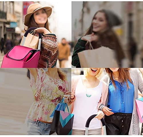 WEDF Klappbarer Einkaufswagen, Treppensteiger, Einkaufstrolley, Klappbarer Treppensteiger, Einkaufswagen, Leichter… – Bild 4