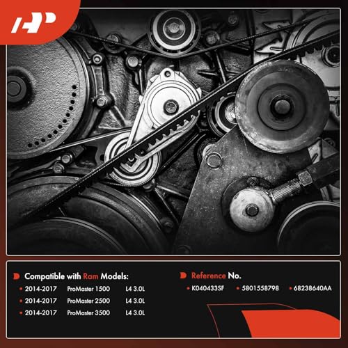 Correa serpentina Ram ProMaster 1500 motor 3.0L diésel recambio correa transmisión 2016 2
