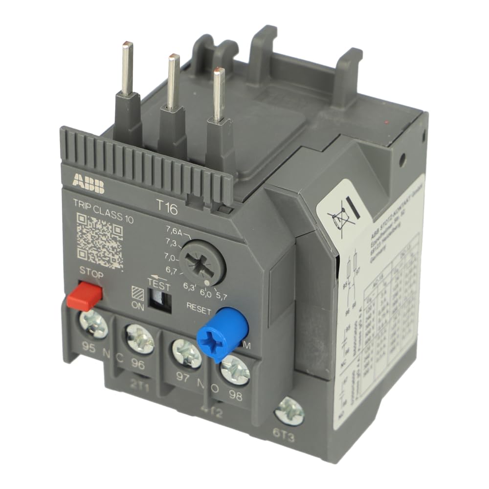abb-entrelec T16 – 7.6 – RELE TERMICO T16 – 7. 6 5,70 – 7. 60 A
