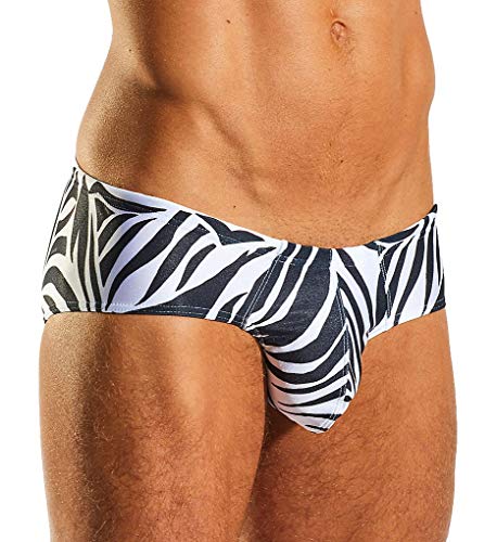 Cocksox Enhancer Boy-Leg Swim Brief Zebra