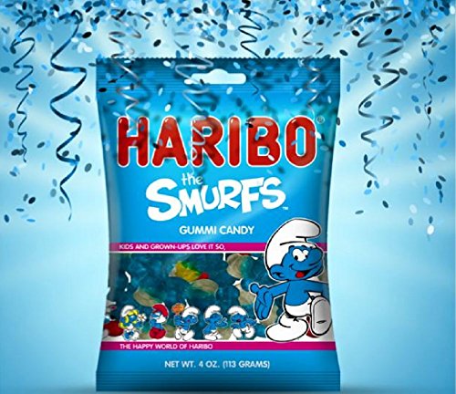 HARIBO Smurfs Sweet Gummy Candy, 4 oz. Bag (Pack of 12) - image 5