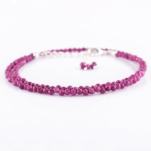 Miniatura 125 de Natural Grey Moonstone Gemstone Micro Round Beads Dainty Choker Necklace Jewelry for Women Healing Chakra Crystals June Birthstone Gift for Her