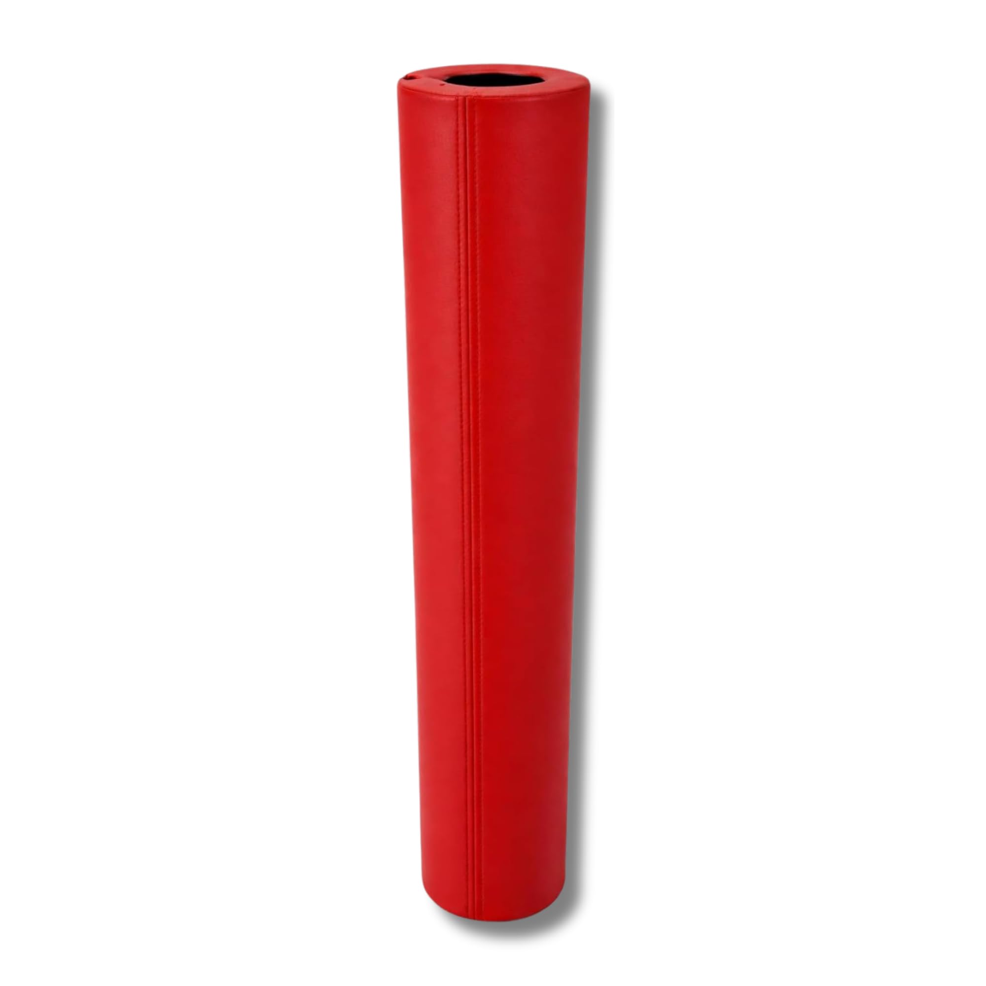 Safety-Pads - Red Round Foam Pole Pad - 18 x 5 x 120cm - Football, Rugby & Basketball - Impact Protection - Garage, Car Park & Playground
