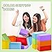 SATINIOR 24 Pcs 6x6x2 Inch Shipping Boxes 6 Assorted Colors Corrugated Cardboard Boxes for Small Business Gift Box with Lids Colorful Box Mailers for Wrapping Present Packaging Mailing