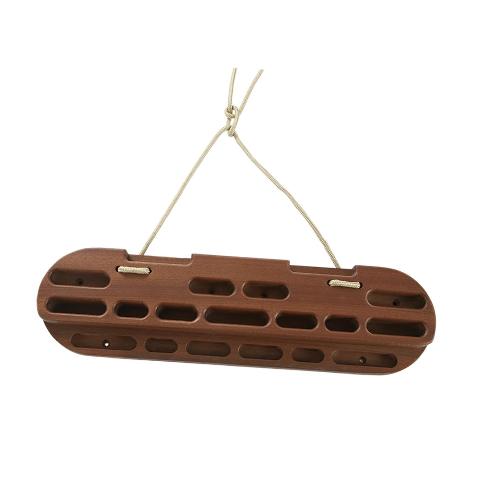 Climbing Hangboard Strengthener Wooden Hang Board for Athletes Door Climbers-image-1