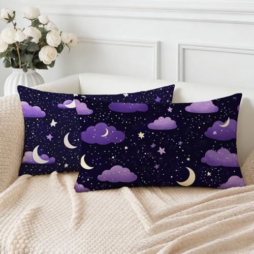 Housse coussin 40x70 violet étanche pour protéger vos oreillers