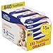 Dodot Toallitas Sensitive para Bebé, 15 Paquetes De 56 Unidades = 840 Toallitas, Óptima Protección para la Piel