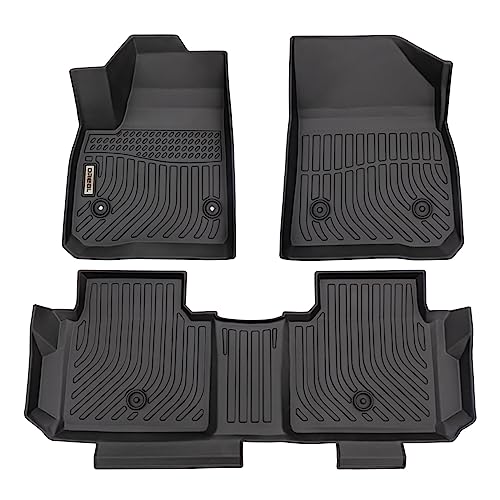 orealtrend Black Floor Mats Liners Replacement for Chevrolet Chevy Blazer 2019-2023 All Weather Guard Front Rear Car Carpet-Custom Fit-Waterproof/Easy Clean
