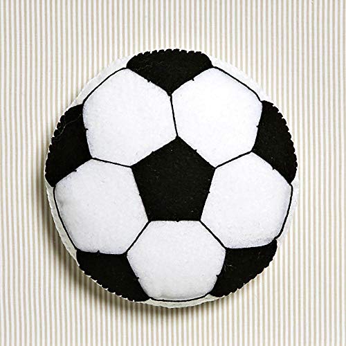 Quadro Decorativo Bola Futebol, Quarto Bebê Infantil Menino, Potinho de Mel, Bege