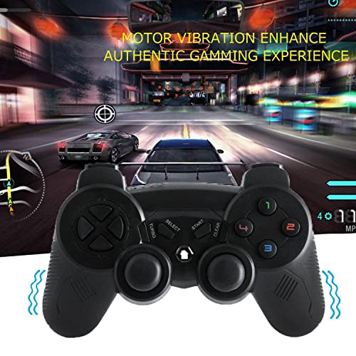 Wireless Game Controller For Windows Pc/Raspberry Pi/Ps3 Gamepad Rechargeable Gaming Joystick Portable Remote Joypad For Laptop/Desktop Computer,Emulator,Retroarch, Steam,Roblox,Retropie,Recalbox #TOP4