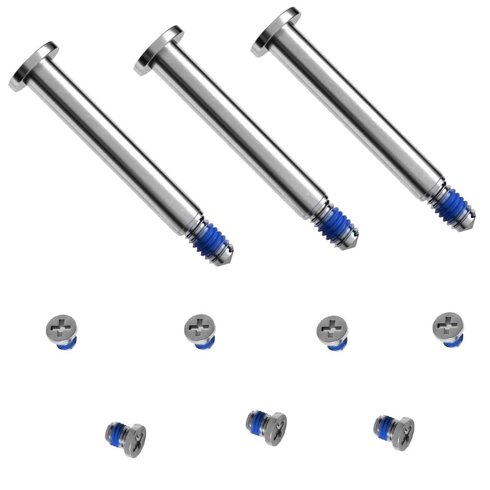 2 Sets Replacement Screws with Screwdriver for MacBook Pro 13" 15" 17" A1278 A1286 A1297 2009-2012, Unibody Bottom Case Cover Phillips Repair Tool Kit Notebook Laptop PC Computer Screw