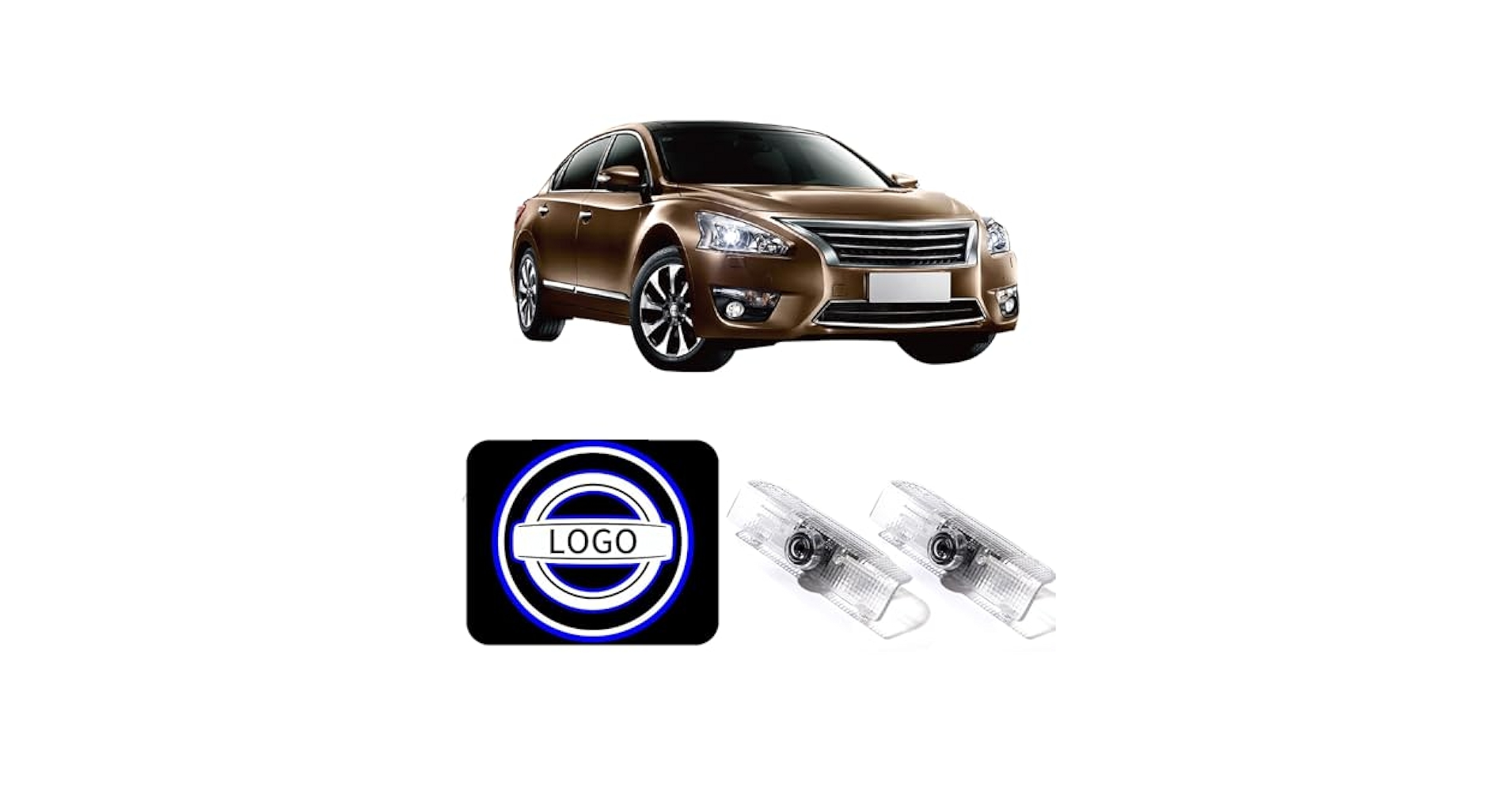 Amazon.com: Never Fade HD LED Door Light Logo Projector
