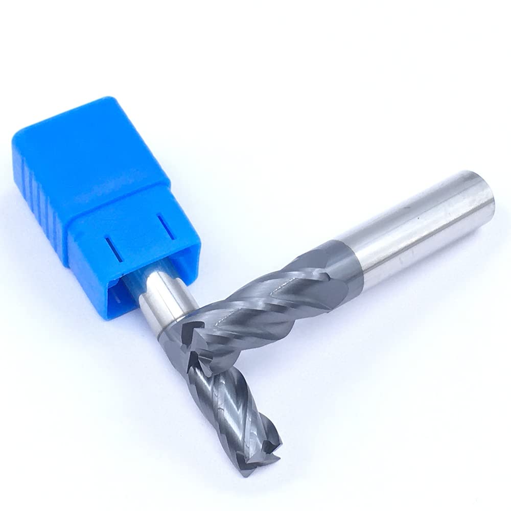 End Mill 1Pcs HRC50 4 Flute D12X30X75L Flat Bottom Four Blade End Mill CNC Lathe Tungsten Steel Solide Carbide Endmills - (Angle: HRC50 4 Flute 12MM)