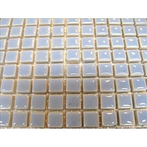 Glazed Ceramic Mosaic Tiles.10 x 10mm Tiles. 81 Tile Sheet Ceramic Glazed. Winter Sky