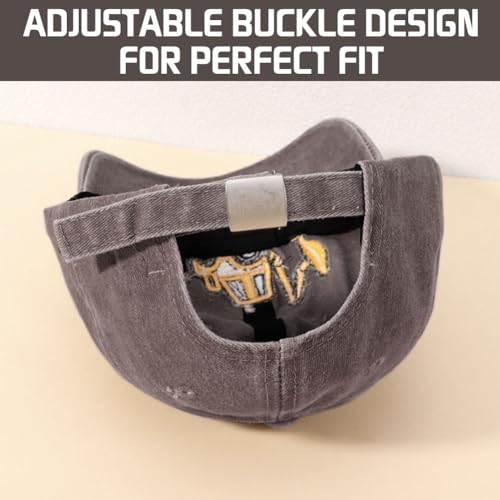 Cute Embroidery Excavator Toddler Kids Baseball Cap Adjustable Cotton Washed Vintage Dad Hat for Boys Girls Age 2-82