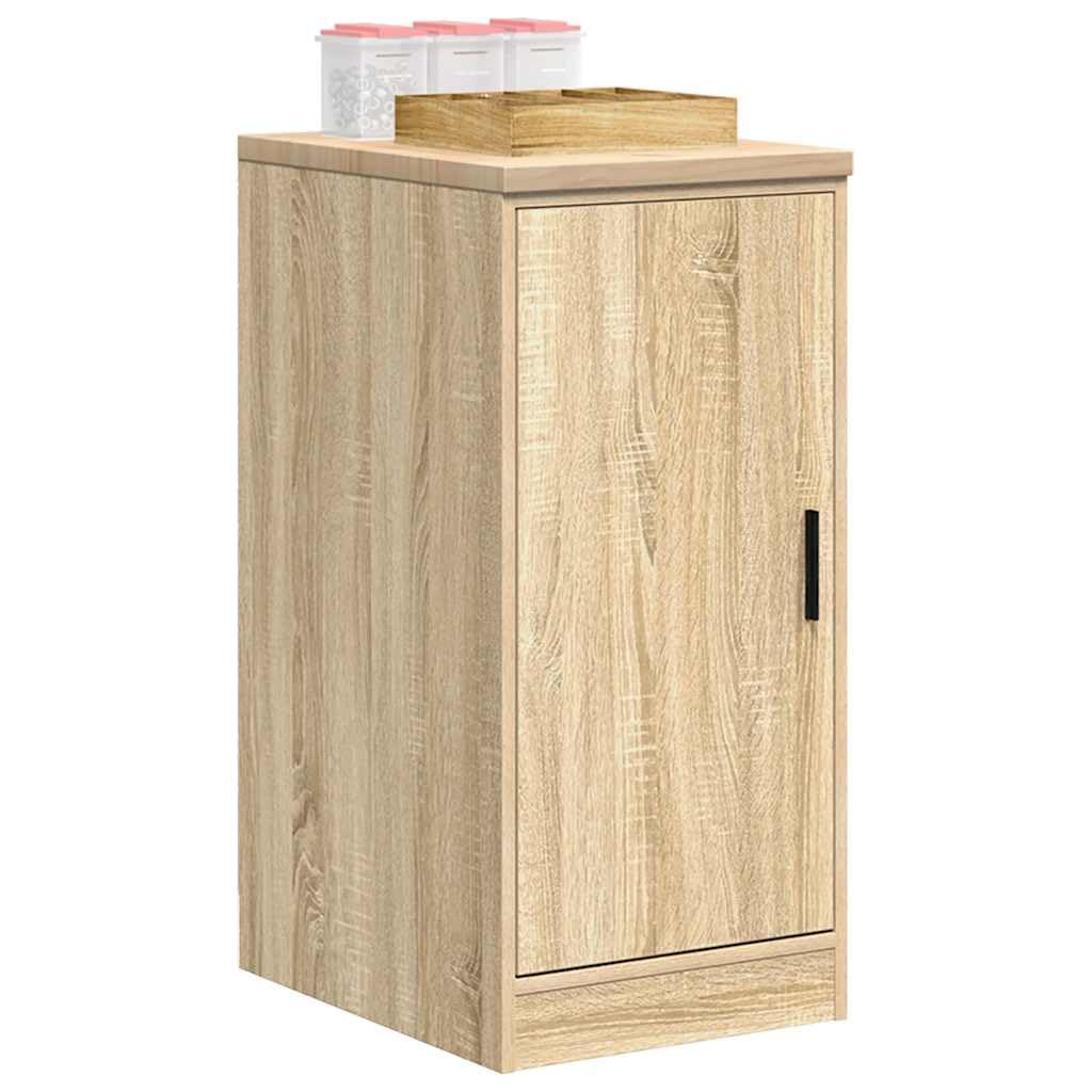 INLIFE Garagen-Aufbewahrungsschrank Sonoma-Eiche Massivholz Kiefer,Wirtschaft & Industrie,Gewerbliche Lagerung,Industrieschränke,Braun,20.95 KG,860564