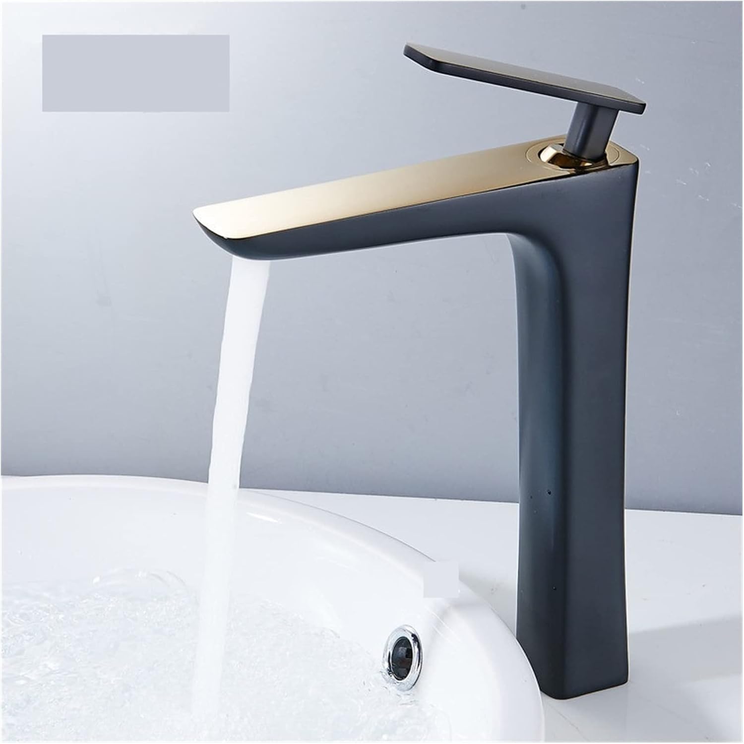 バスルームの蛇口 洗面器蛇口風呂水域盆地ミキサータップバスルーム蛇口ホットコールドブラック/白真鍮製トイレシンクウォータークレーンゴ