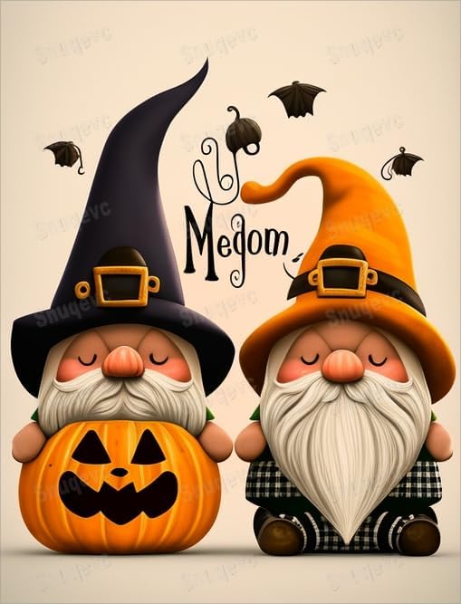 Rompecabezas para adultos de 300 piezas, lindo rompecabezas de madera enano de Halloween, rompecabezas educativo grande para adultos, actividad