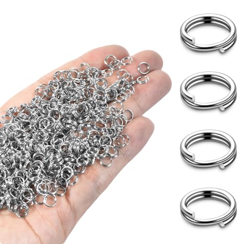 6mm 300pcs Silver Tiny Split Rings for Jewelry Making