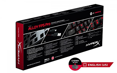Image of HyperX Alloy FPS Pro Tenkeyless Mechanical Mini USB LED Gaming Keyboard, Cherry MX Red (HX-KB4RD1-US /R1)
