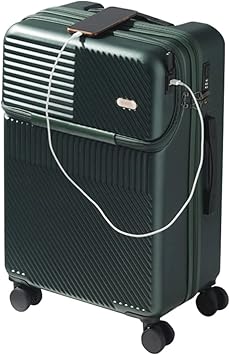 Amazon Roam Cove スーツケース キャリーケース キャリーバッグ 機内持込 軽量 静音ダブルキャスター トップオープン 大容量 大型 耐衝撃 人気 多機能 パソコン収納 Tsaロック ビジネス 旅行出張 おしゃれ シンプル Sサイズ 1泊 3泊 機内持込 グリーン Roam Cove