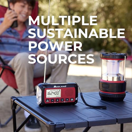 Image of Midland ER40 Emergency Crank Weather Alert Radio with Flashlight
