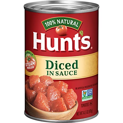 Hunt's Diced Tomatoes in Sauce, 14.5 Oz (Pack of 6)