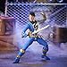 Power Rangers Lightning Collection Dino Fury Blue Ranger 6-Inch Premium Collectible Action Figure Toy with Accessories, Kids Ages 4 and Up