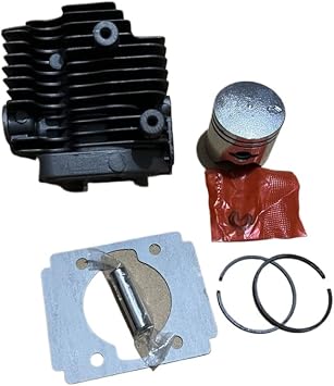 Cylinder Piston Piston Ring Set Compatible With Chainsaw Models 725 HT26 HT27 BV126 HC260XP Aftermarket Replacement