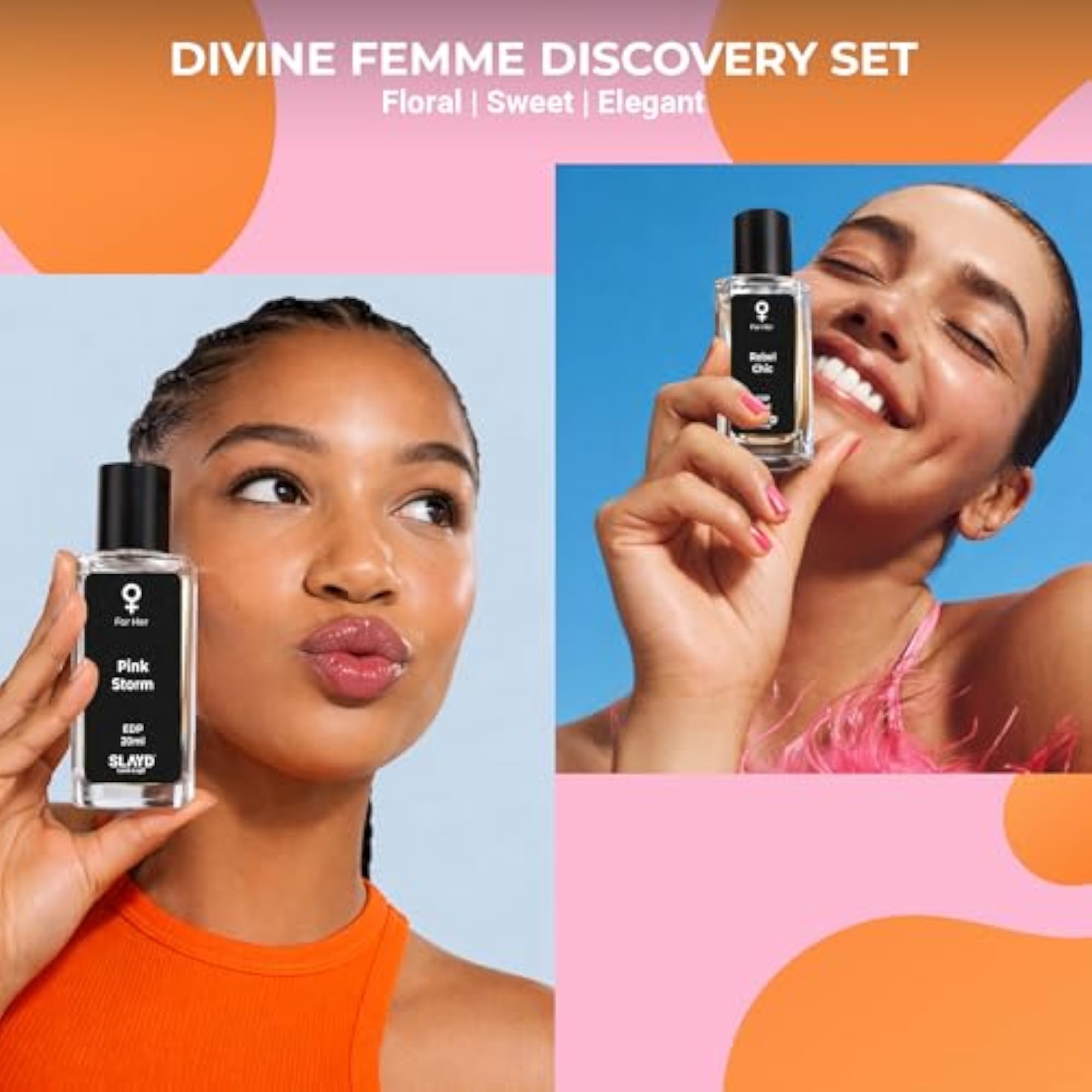 Women’s Perfume Gift Set Pack of 5 Extrait De Parfum, Luxury Travel Size