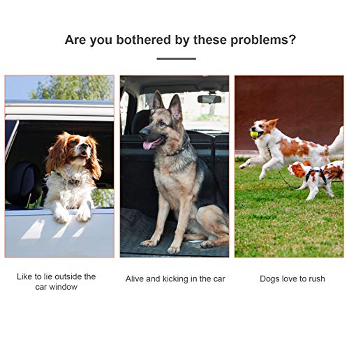 DECDEAL Cinto de segurança para cães Cinto de segurança multifuncional para animais de estimação 3 e