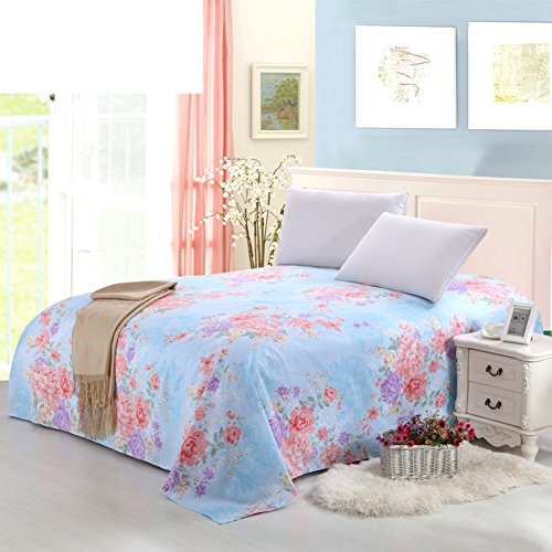 Drap plat enfant en coton imprimé dessin animé 230x250cm