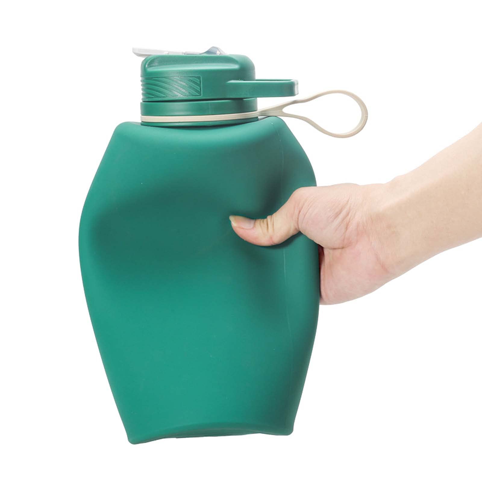 XINGYU Taza De Silicona Plegable Nuevo 2.2l Viaje Montañismo Deportes Al Aire Libre Taza para Beber Café con Mango Boquilla Regalo para Navidad Acción De Gracias