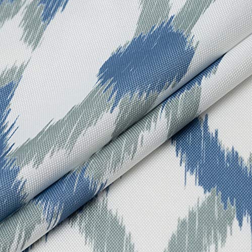 Oremila 2 Pack Kitchen Curtain Valance 54" X 15" Multicolor Geometric Window Valance For Kitchen And Bathroom, Rod Pocket, Navy/Gray #TOP4