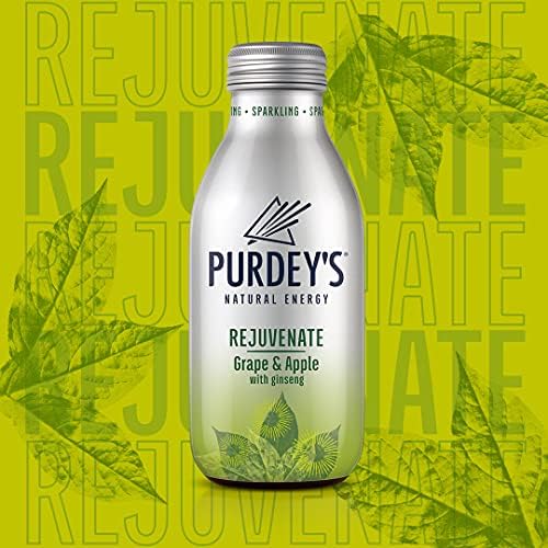 Purdeys Rejuvenate Natural Energy Drink, 12 x 330 ml Bottles