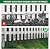 25 Panels Garden Fencing Animal Barrier, 17in (H) X 27ft (L) No Dig Dog Fence, 1.25 in Gap Fence Border for Dogs Rabbits, Rustproof Metal Decorative Fences Blocker for Outdoor, Yard, Patio