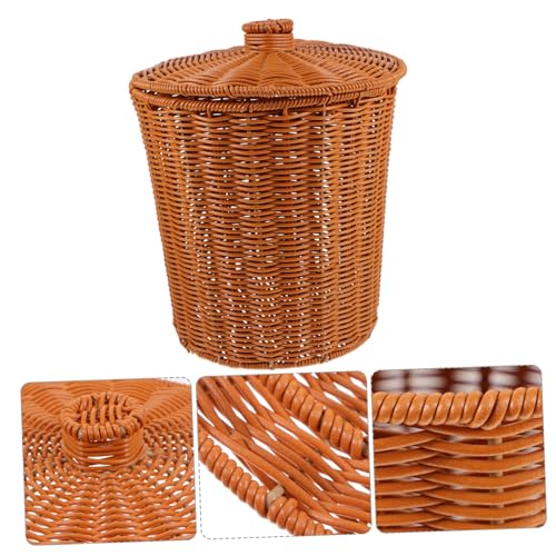 Caneca de basura YARNOW con tapa 9.2x9.2x11 pulgadas miniatura 6