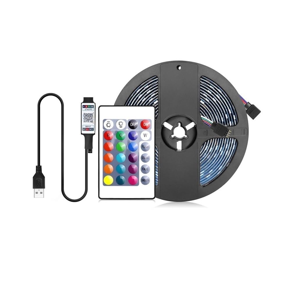 LED Accesorios decorativos 5m 10m 15m 20m DC5V Bluetooth USB Luces LED luces RGB 5050 Flexible DIRIGIÓ Cinta de lámpara TELEVISOR Diodo de luz de fondo de pantalla de escritorio Exterior / interior