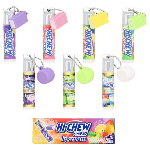 shobido 粧美堂 森永製菓 ハイチュウ マスコット付きリップクリーム 香り付き ＜ 全7種 ＞ 単品 HW41056のサムネイル